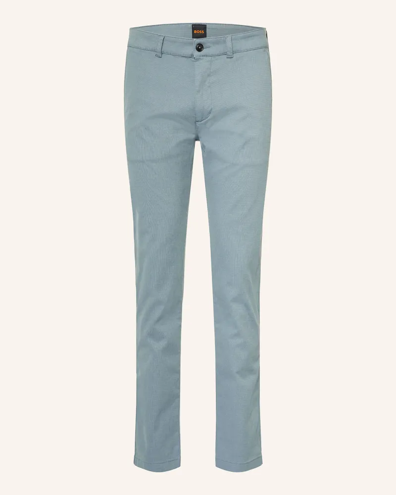 HUGO BOSS Chino Slim Fit grau Blaugrau