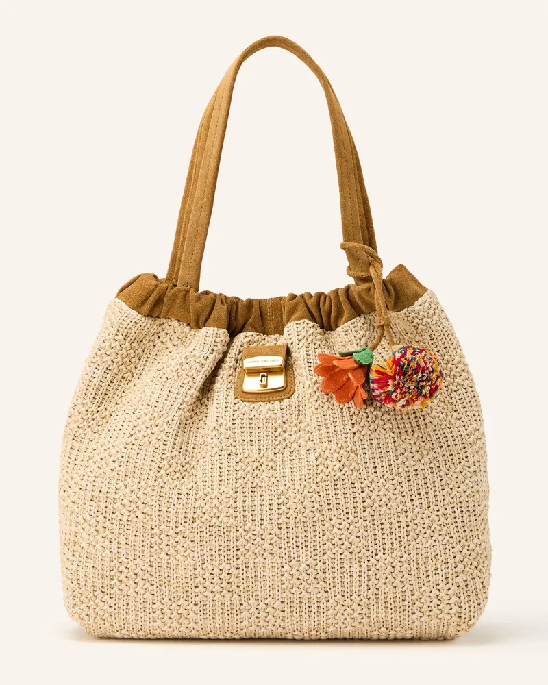 Marc Jacobs Beuteltasche THE SUMMER WOVEN CRISTINA Beige