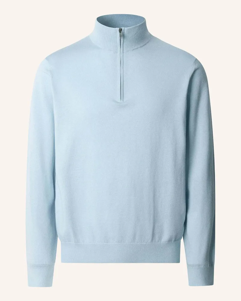 Hackett Pullover Cotton Cash Hzip blau Blau