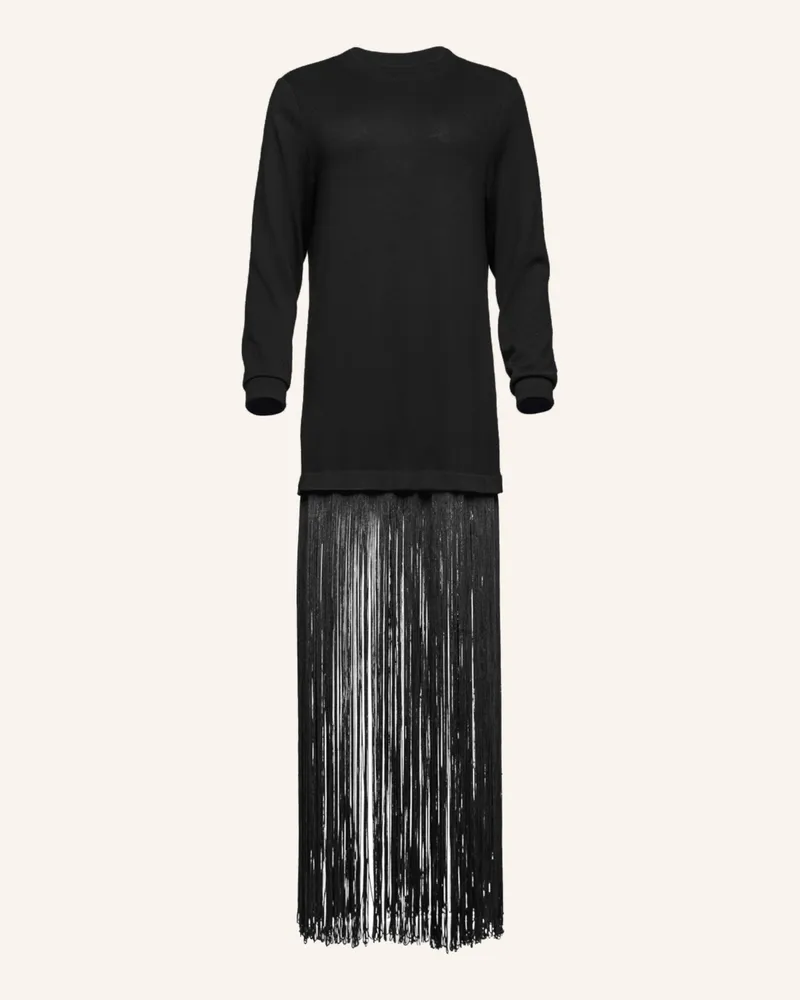 Helene Galwas Strickkleid Emilia schwarz Schwarz