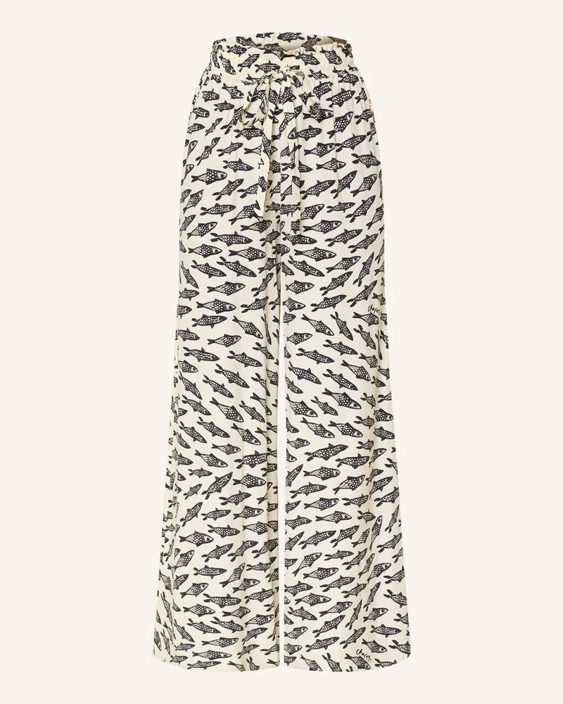 Fabienne Chapot Marlenehose Palapa schwarz Weiss