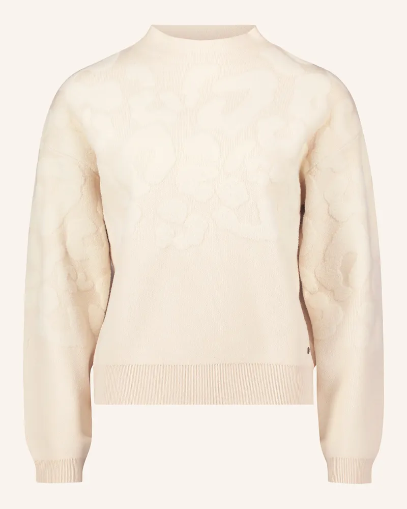 Betty Barclay Strickpullover mit Jacquard Creme