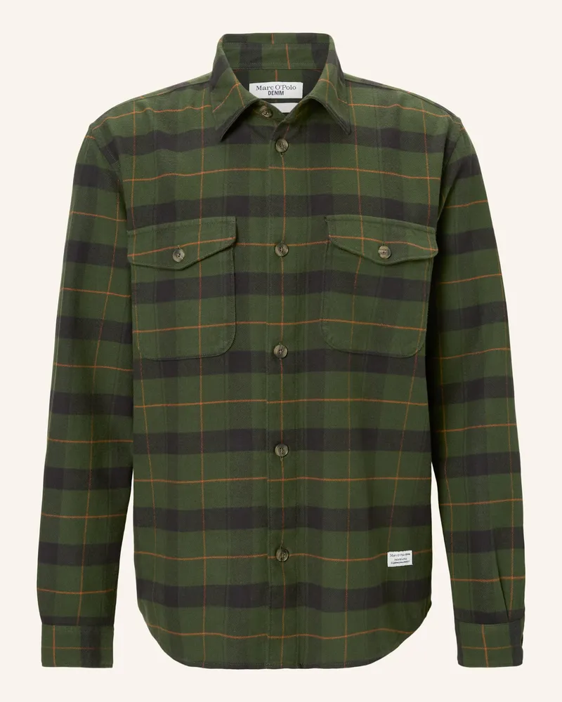 Marc O'Polo Hemd Dunkelgrün