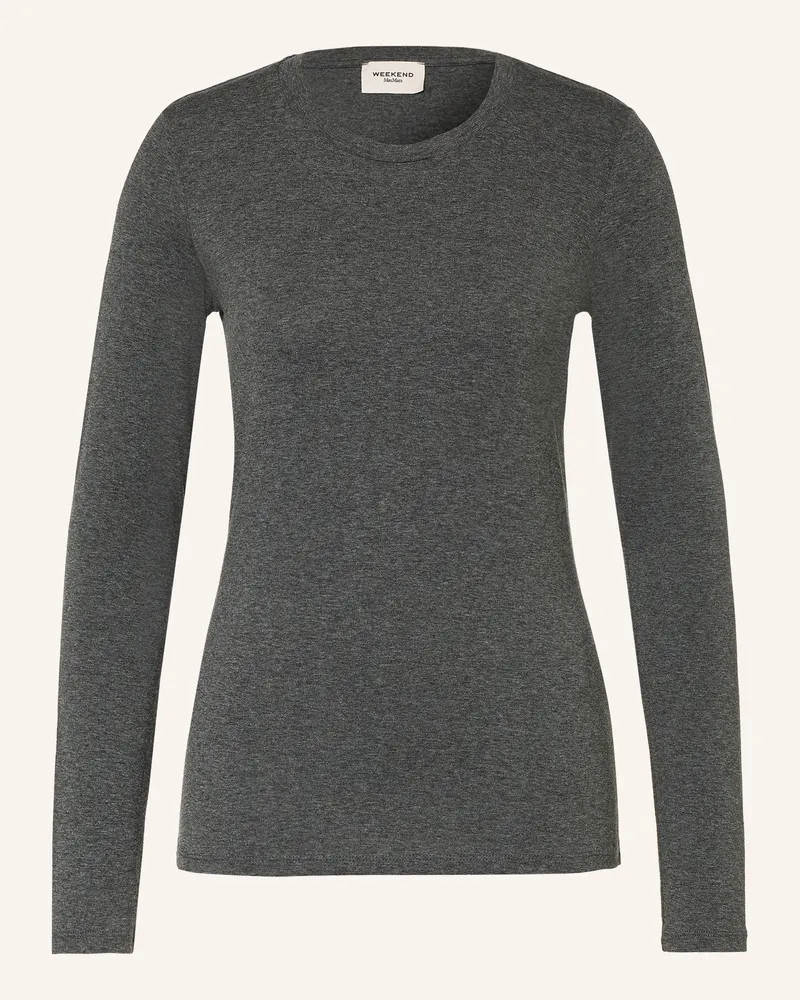 Max Mara Longsleeve Multie grau Dunkelgrau