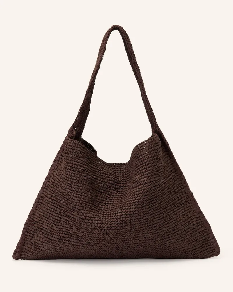 Arket Beuteltasche Alme braun Dunkelbraun