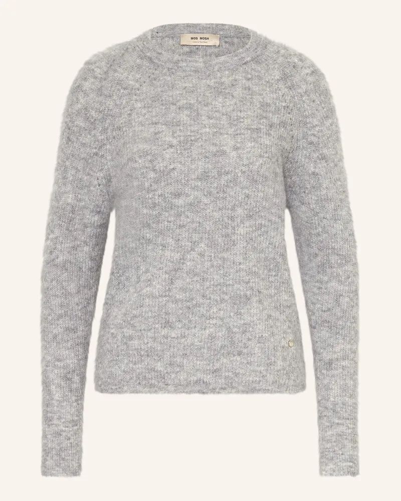 Mos Mosh Pullover MMTAMMY THORA mit Alapka und Cashmere Grau