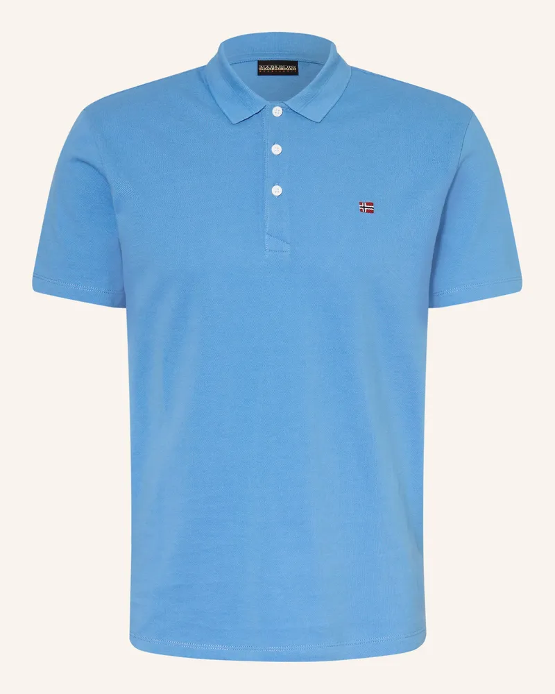 Napapijri Piqué-Poloshirt Ealis blau Blau