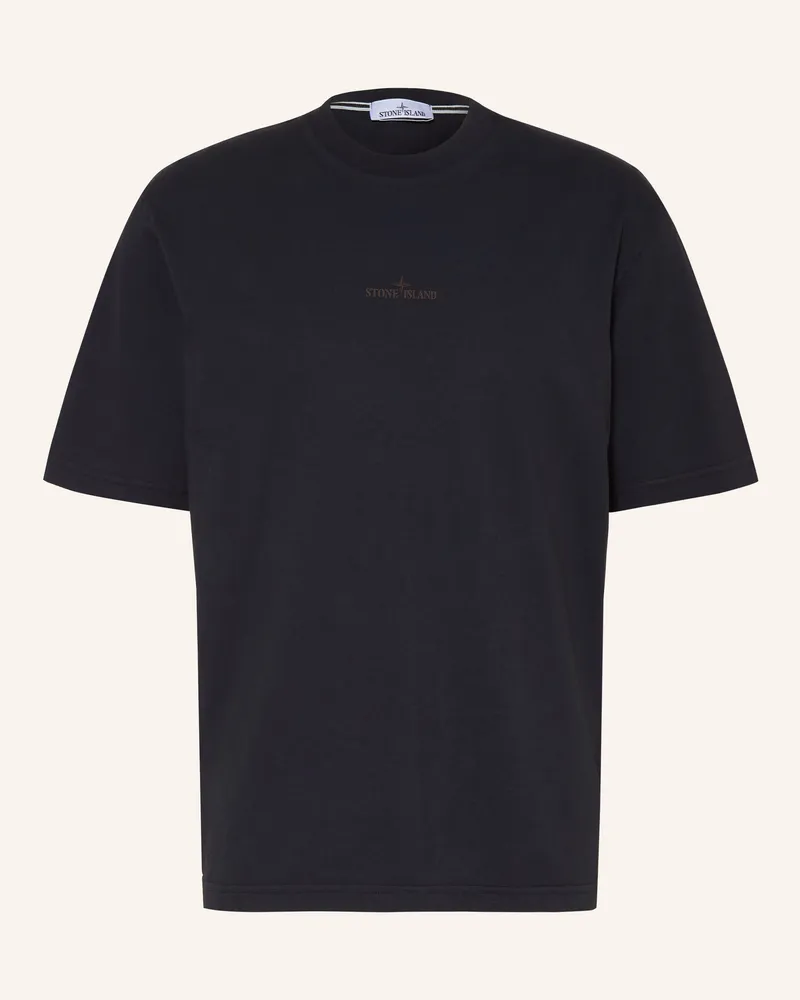 Stone Island T-Shirt blau Dunkelblau