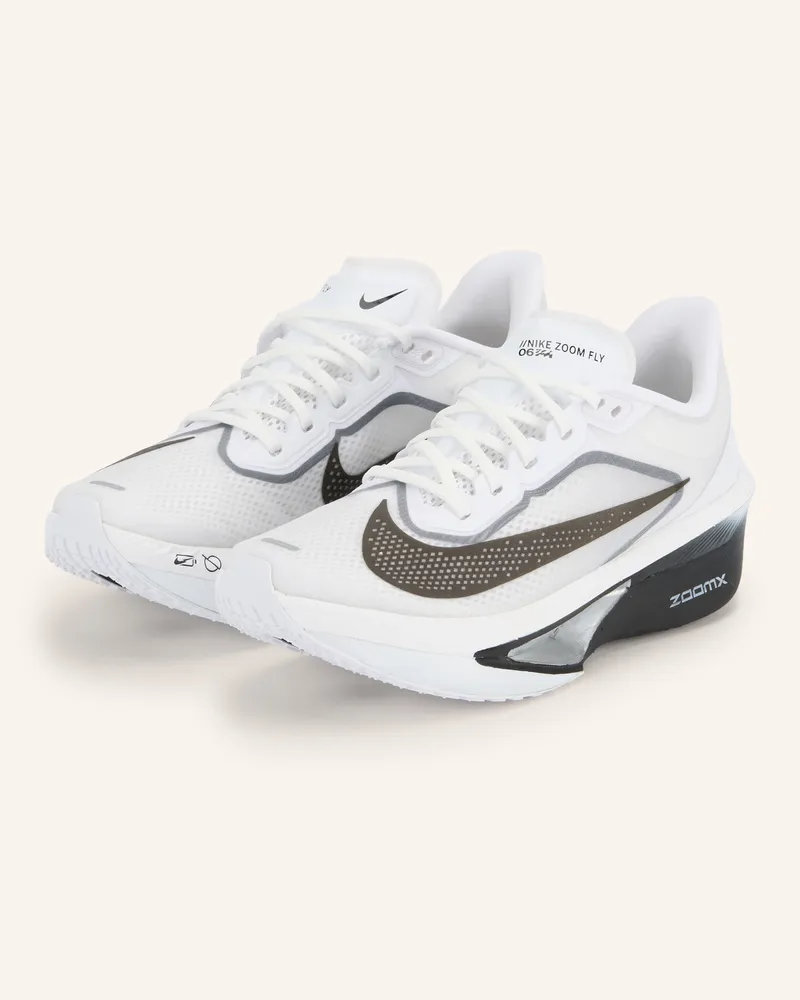 Nike Laufschuhe Zoom Fly 6 weiss Weiss