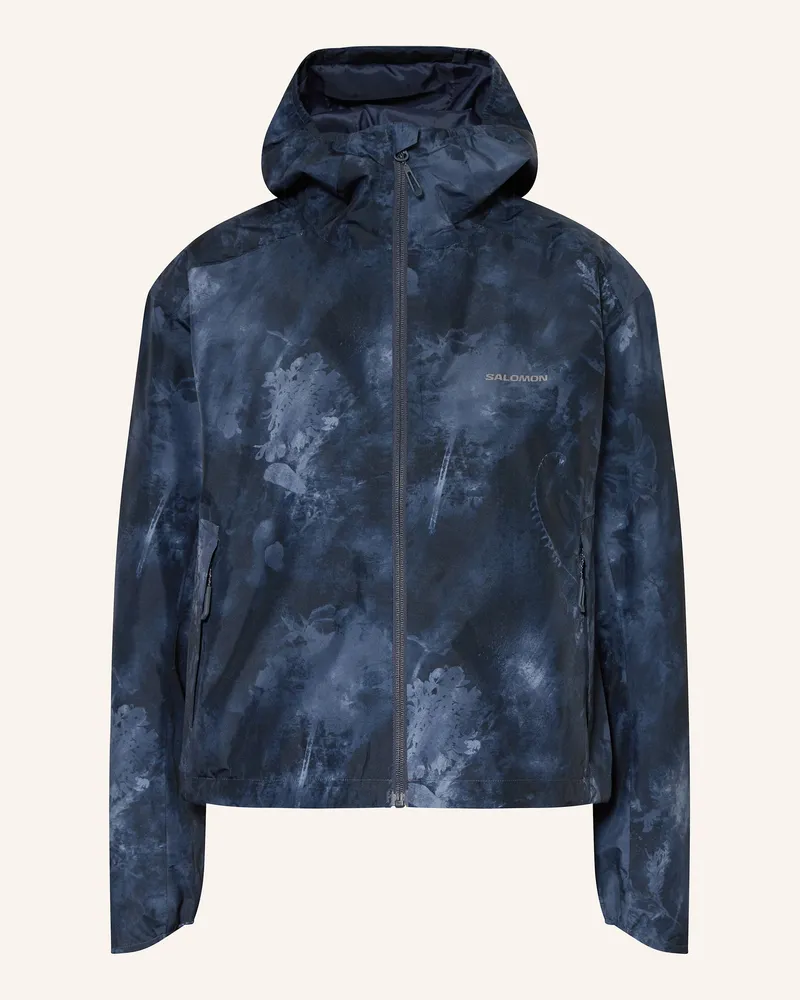 Salomon Regenjacke OUTSCAPE 2L SHORT Dunkelblau