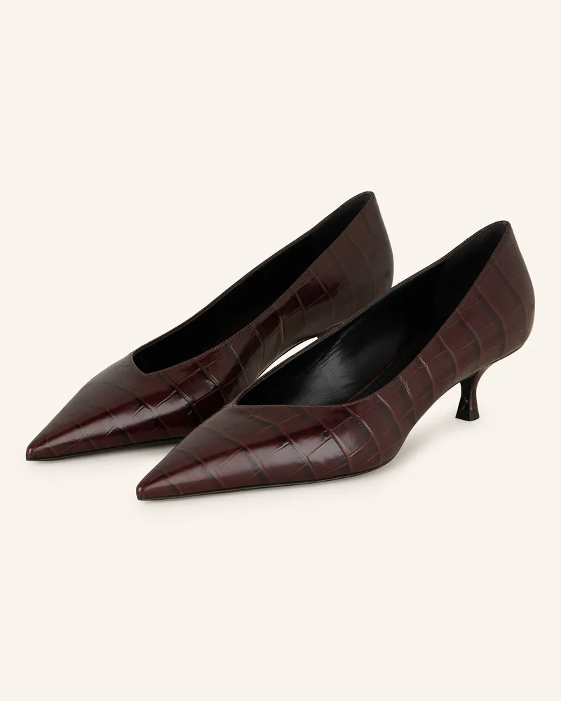 Victoria Beckham Pumps Dunkelrot