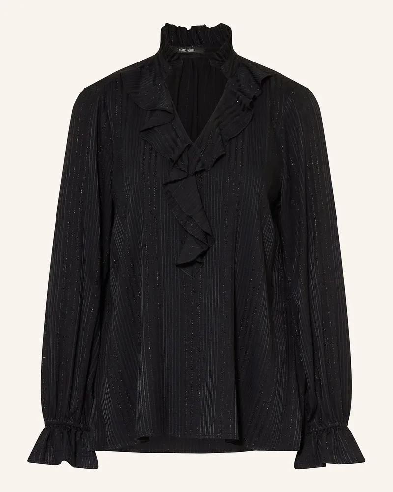 MARC AUREL Blusenshirt mit Glitzergarn Schwarz