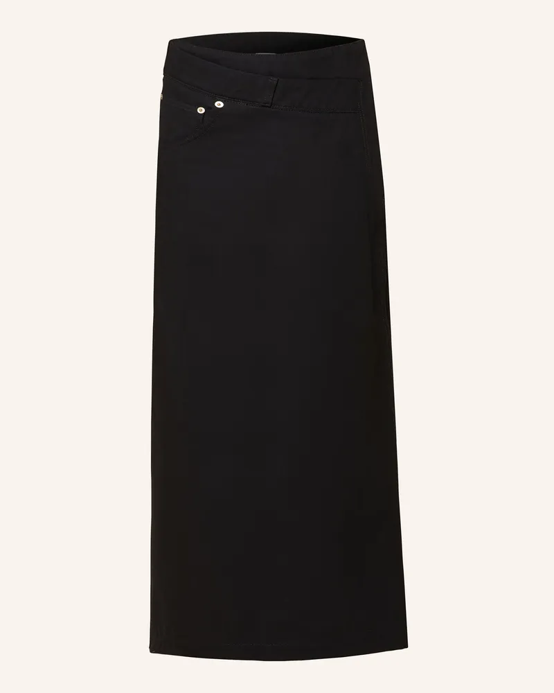 Loewe Jeansrock schwarz Schwarz