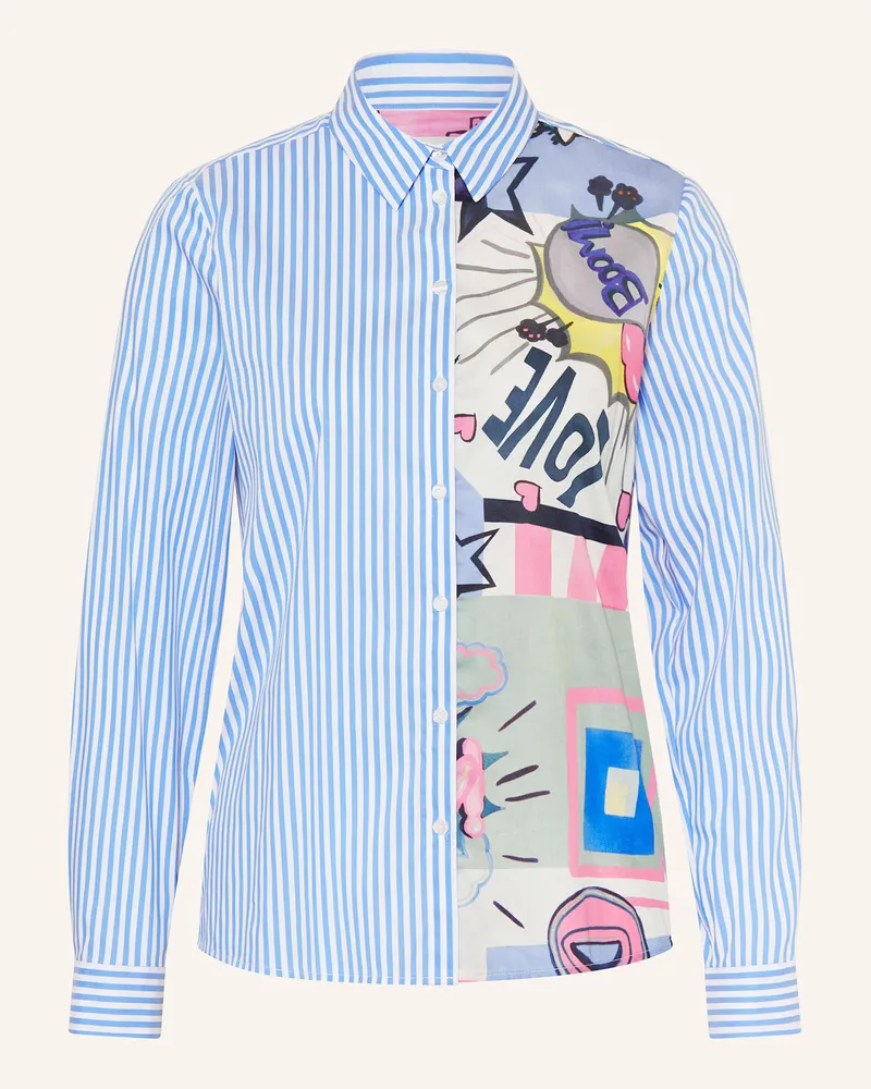 Milano Italy Hemdbluse Blau