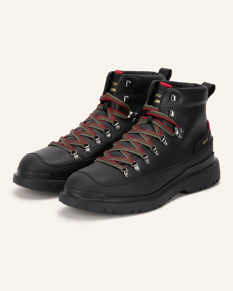 HUGO BOSS Schnürboots Nash schwarz Schwarz