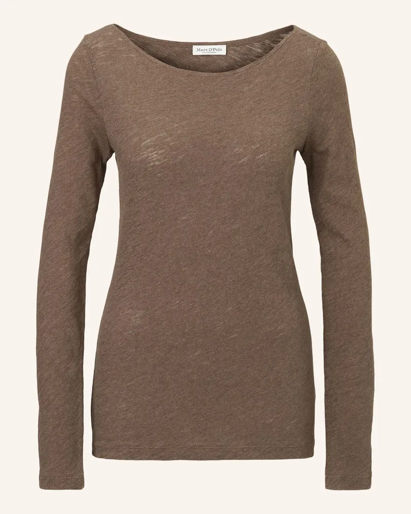 Marc O'Polo Longsleeve Dunkelbraun