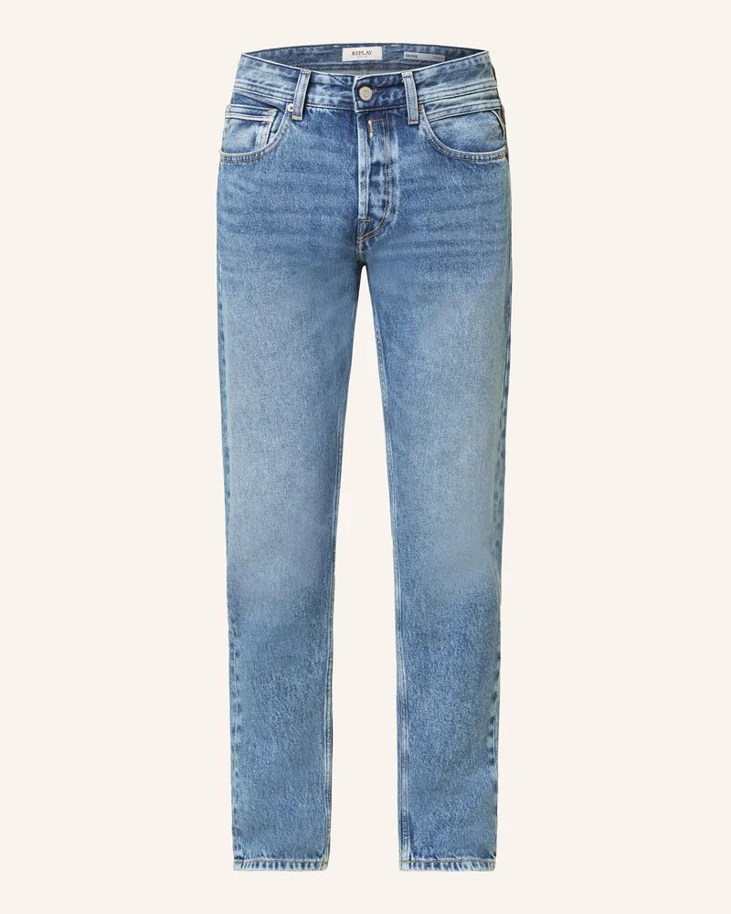 Replay Jeans Grover Straight Fit blau 009