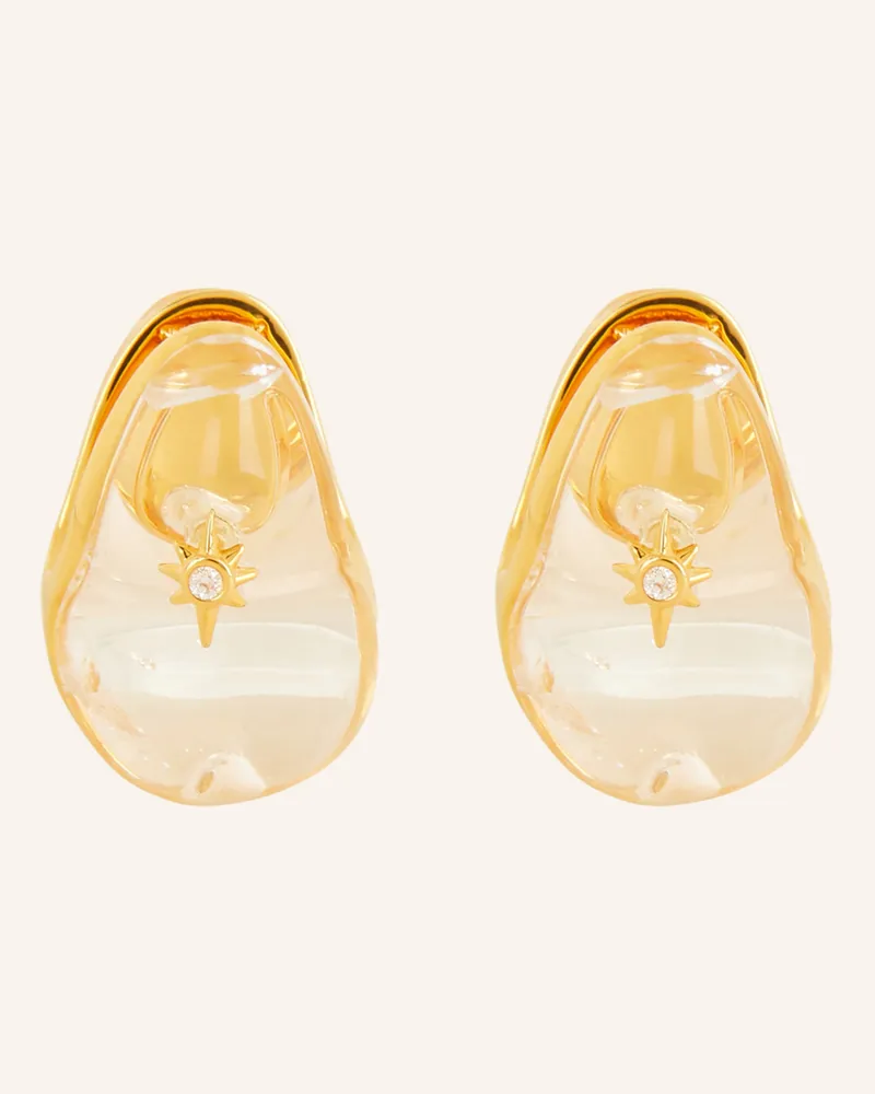 Zimmermann Ohrringe Crystal Pebble gold Gold