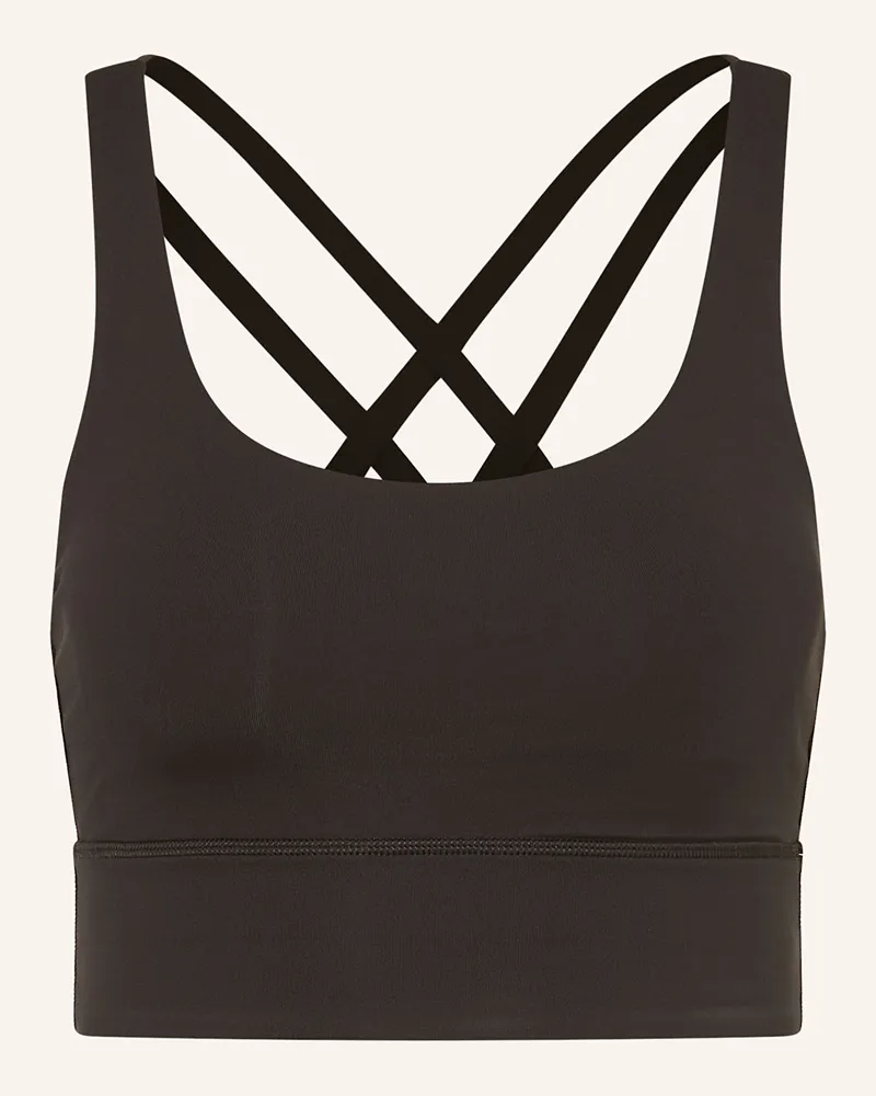 LULULEMON Sport-Bh Energy Longline schwarz Schwarz