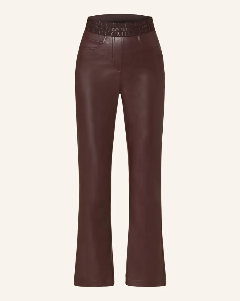 Cambio Hose Felice In Lederoptik rot Dunkelrot