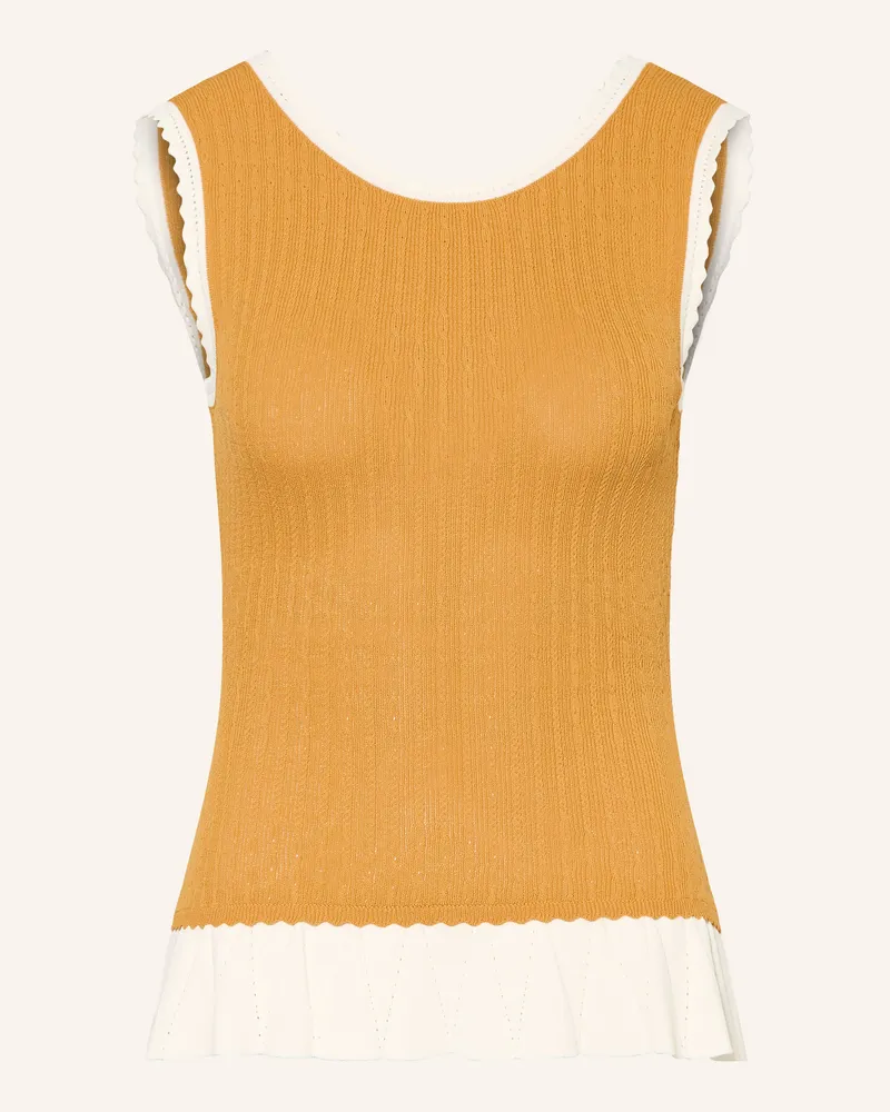 Claudie Pierlot Stricktop orange Orange