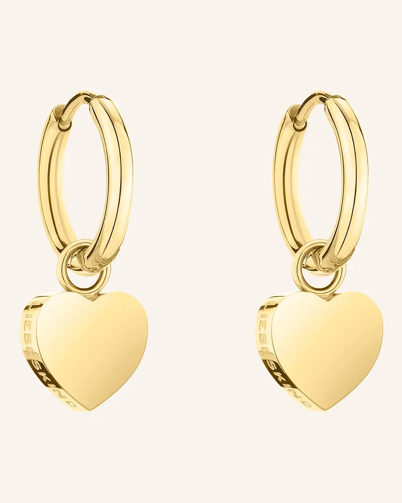 Liebeskind Creolen  Aus  Edelstahl gold Gold