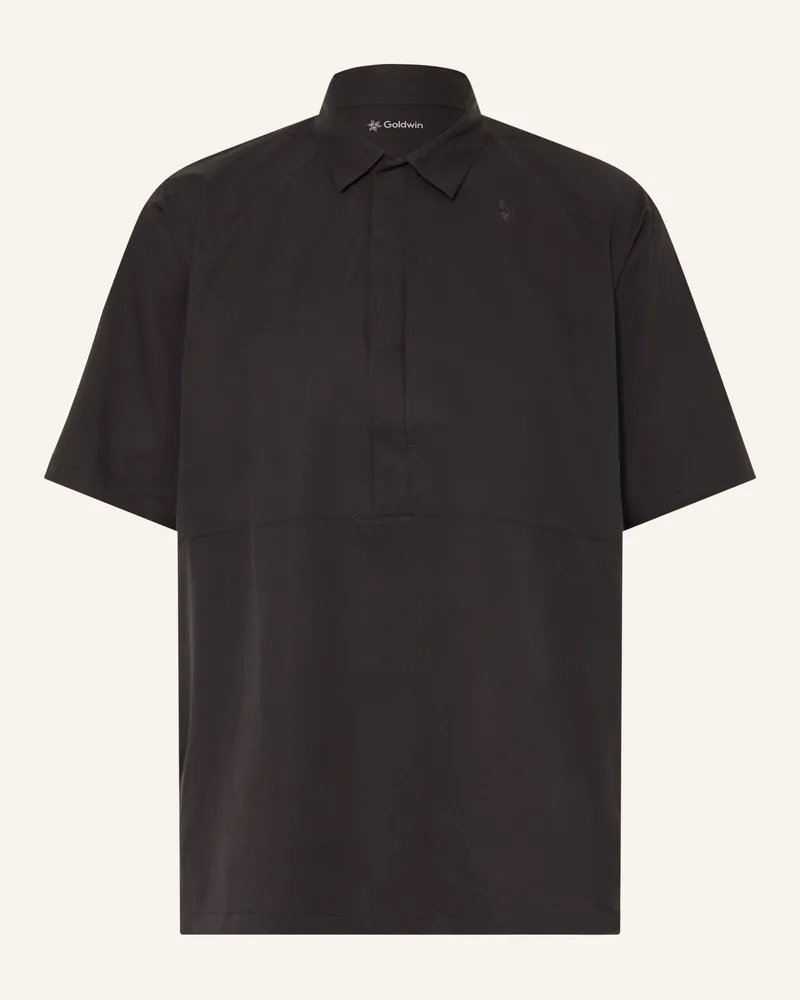 Goldwin Kurzarm-Hemd All Direction Light Comfort Fit schwarz Schwarz