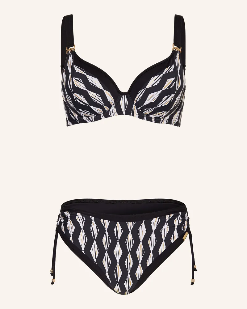 Charmline Bügel-Bikini GILDED GRAPHIC Schwarz
