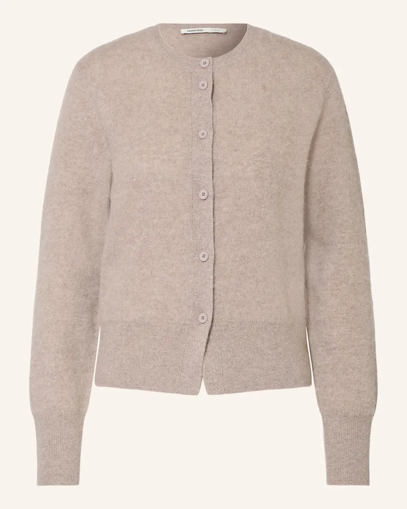someday. Strickjacke Telora Aus Cashmere beige Taupe