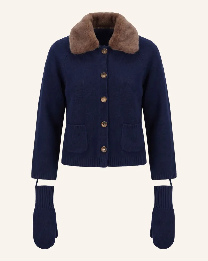 Gerard Darel Strickjacke Rhiza blau Dunkelblau