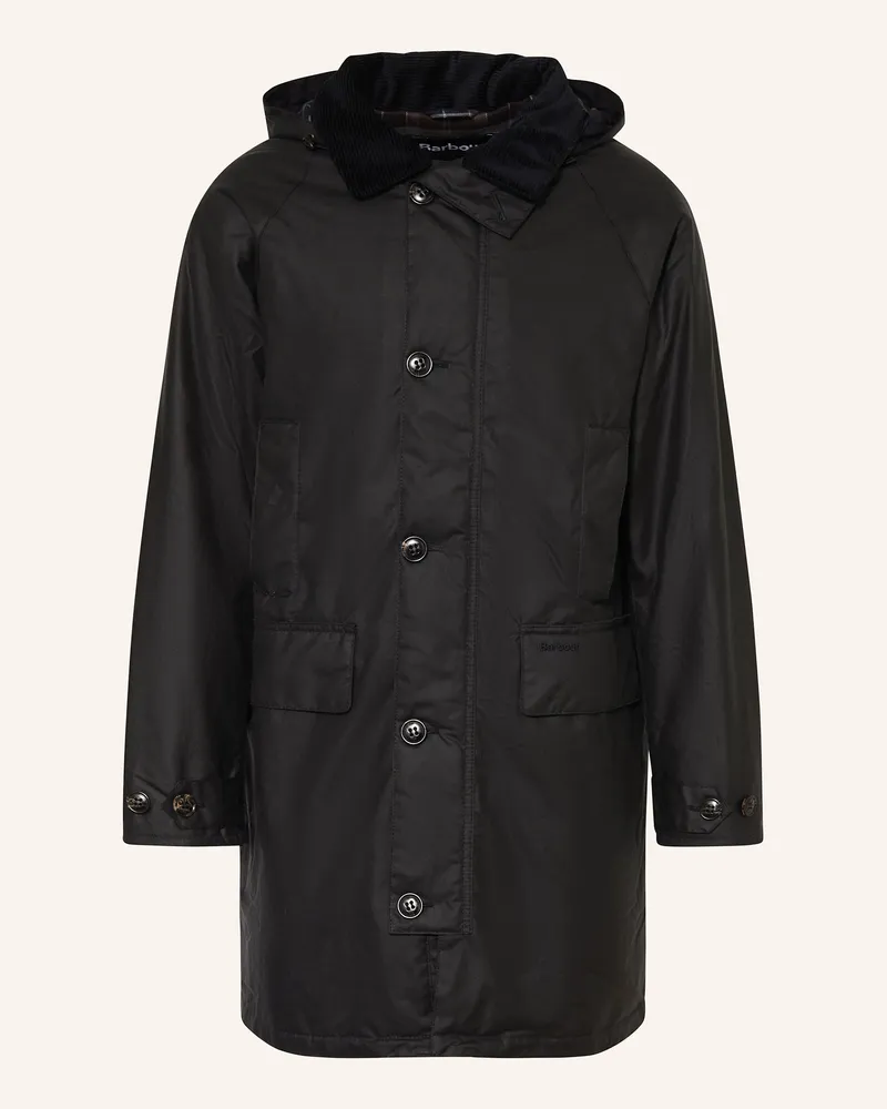 Barbour Parka BEAUDALE WAX mit abnehmbarer Kapuze Dunkelblau