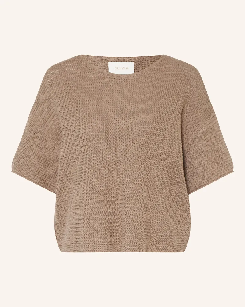 Juvia Strickshirt Vineta gruen Khaki