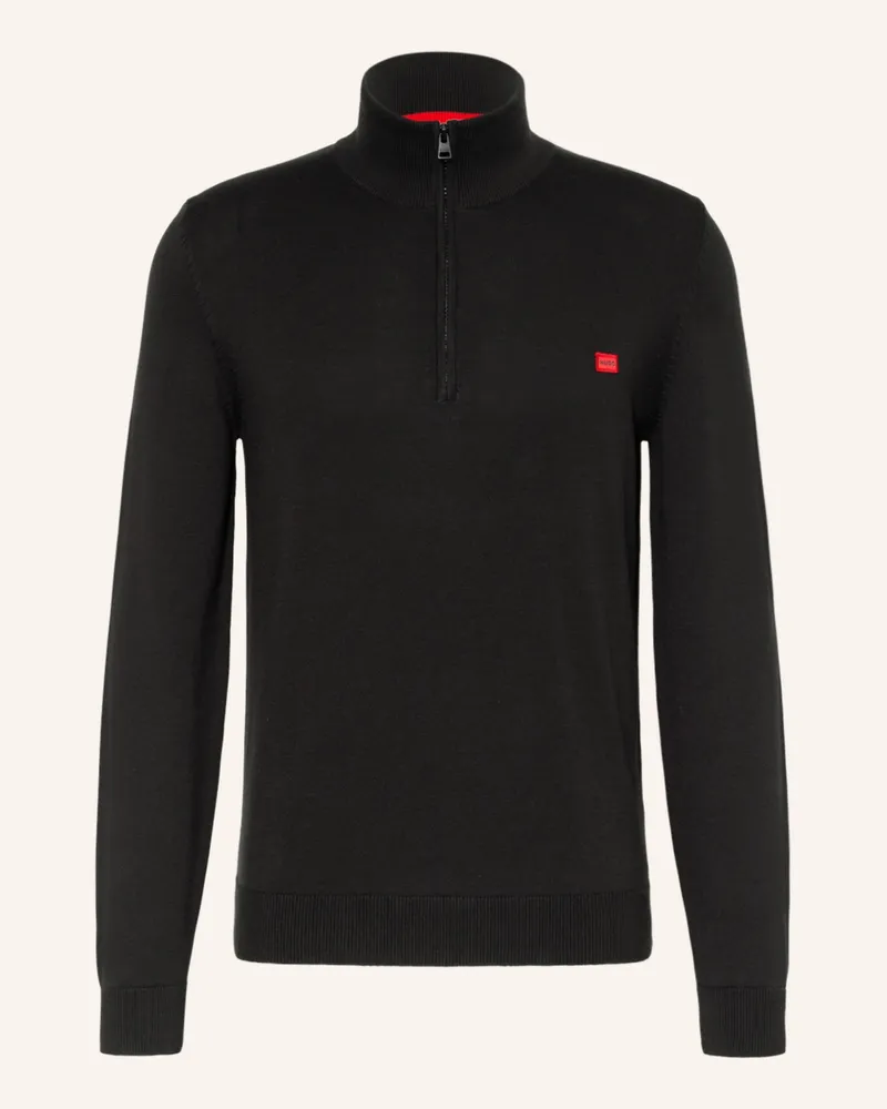 HUGO BOSS Troyer San Quintus schwarz Schwarz