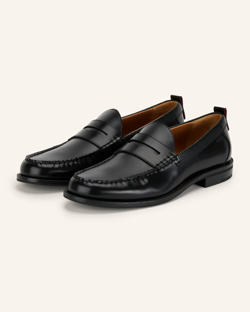 HUGO BOSS Penny-Loafer Varian schwarz Schwarz