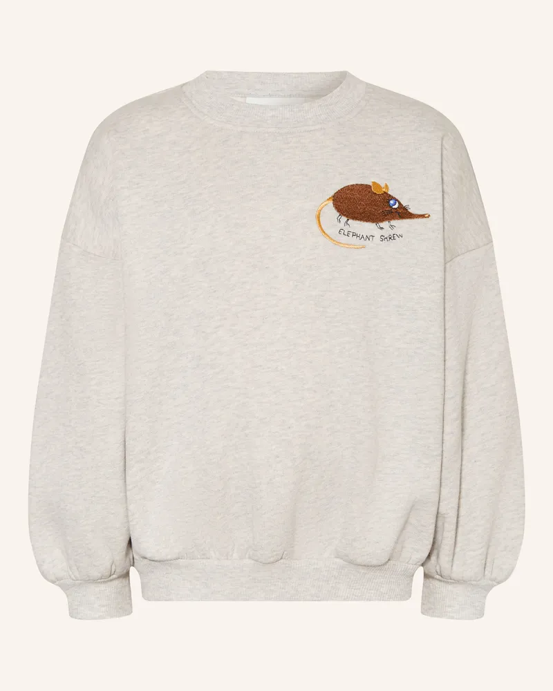Mini Rodini Sweatshirt grau Hellgrau