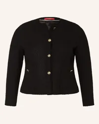 Marina Rinaldi Tweed-Jacke CANOSA Schwarz