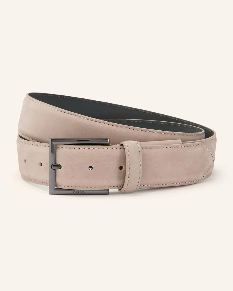 HUGO BOSS Ledergürtel DRESSLETIC Beige