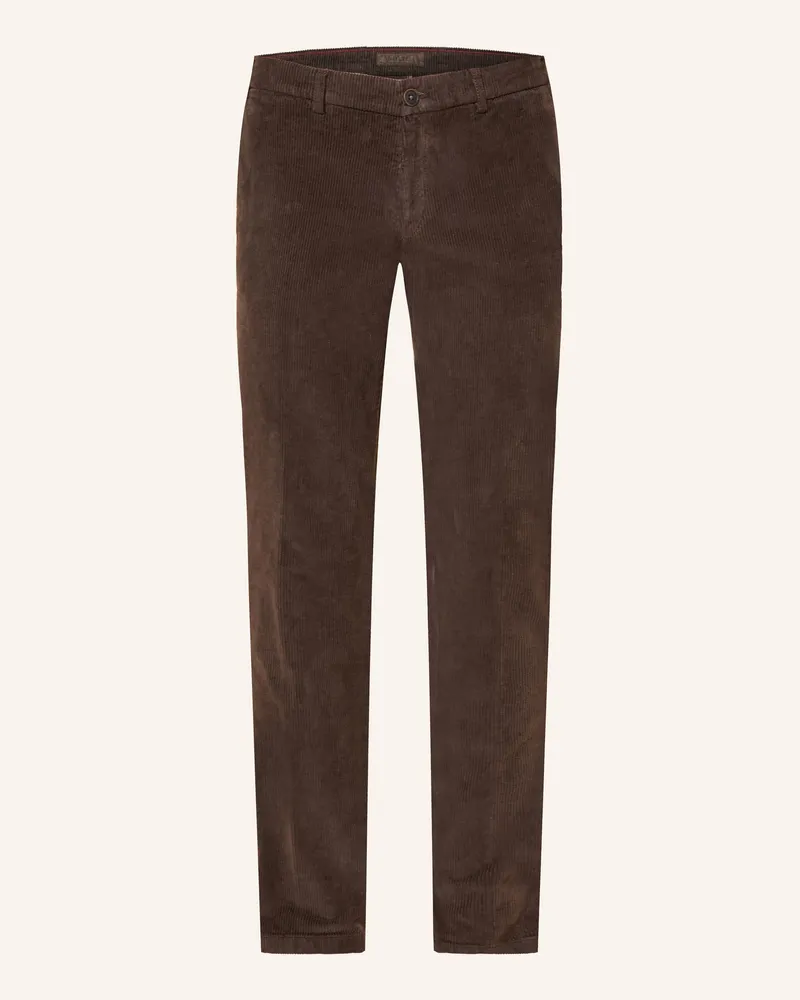 Hiltl Cordchino Slim Fit braun Dunkelbraun