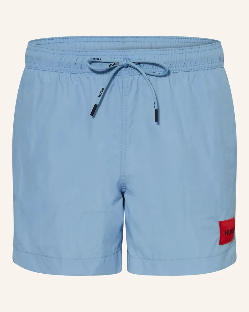 HUGO BOSS Badeshorts Dominica blau Hellblau