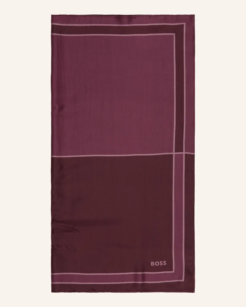 HUGO BOSS Seidentuch Vincency rot Dunkelrot