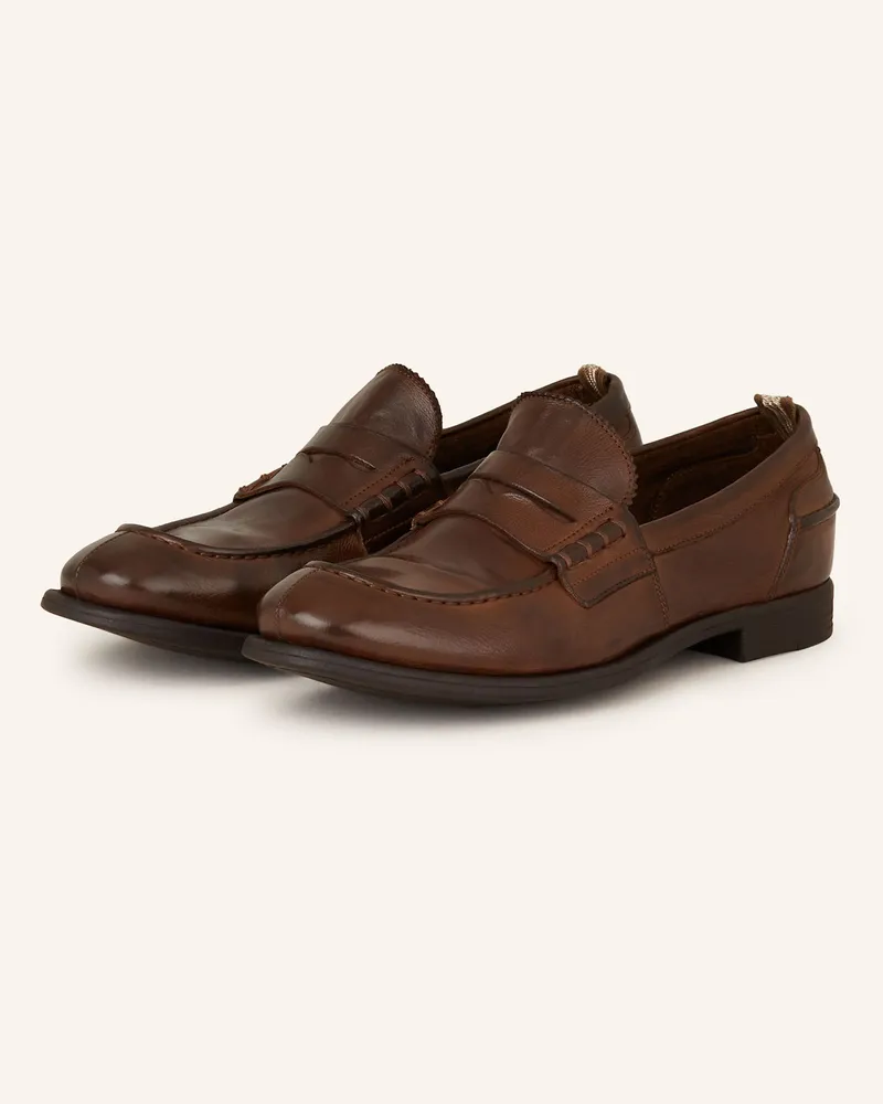 Officine Creative Italia Penny-Loafer CHRONICLE 144 Dunkelbraun