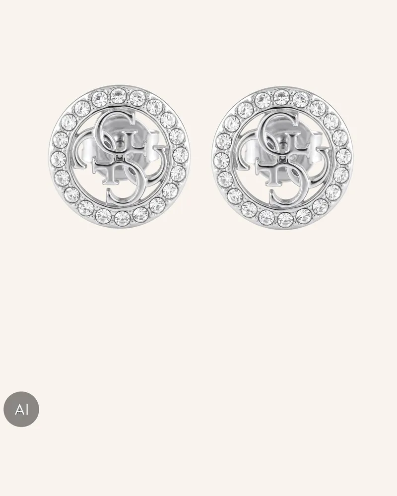 Guess Ohrring Life In 4g silber Silber