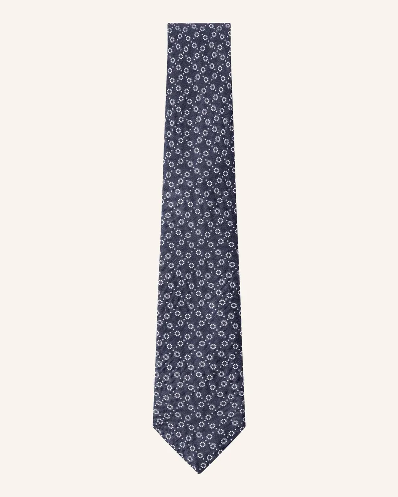 Hackett Krawatte Natte Circle Dot blau Dunkelblau