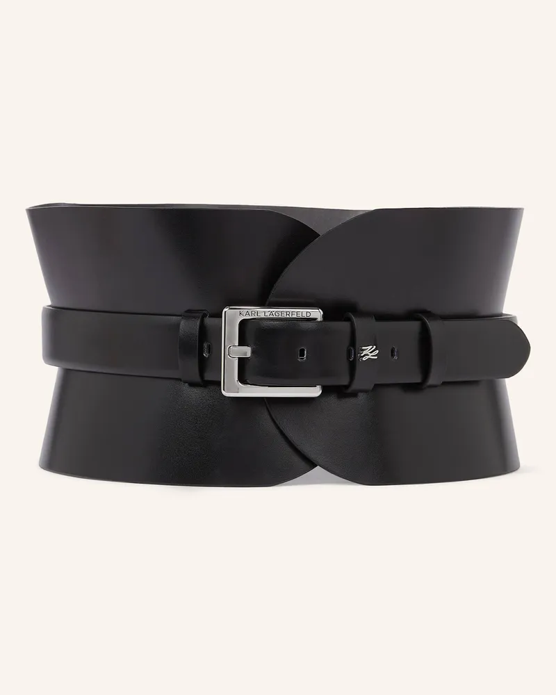 Karl Lagerfeld Gürtel schwarz Schwarz