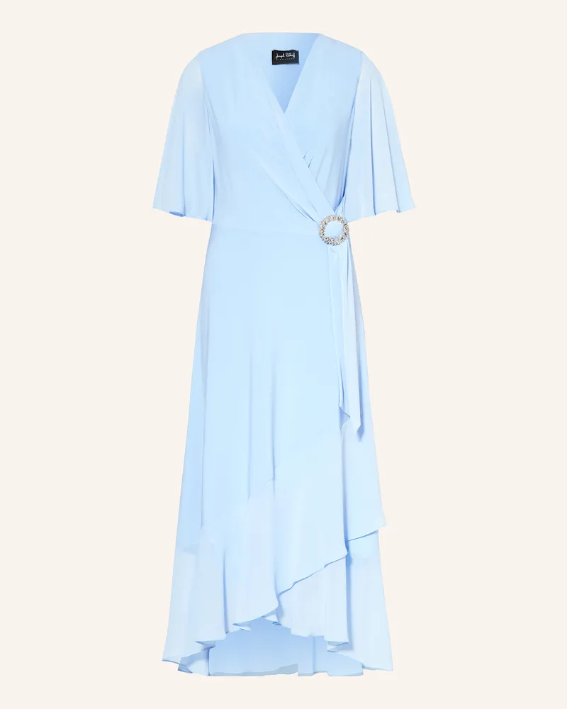 Joseph Ribkoff Cocktailkleid In Wickeloptik blau Hellblau