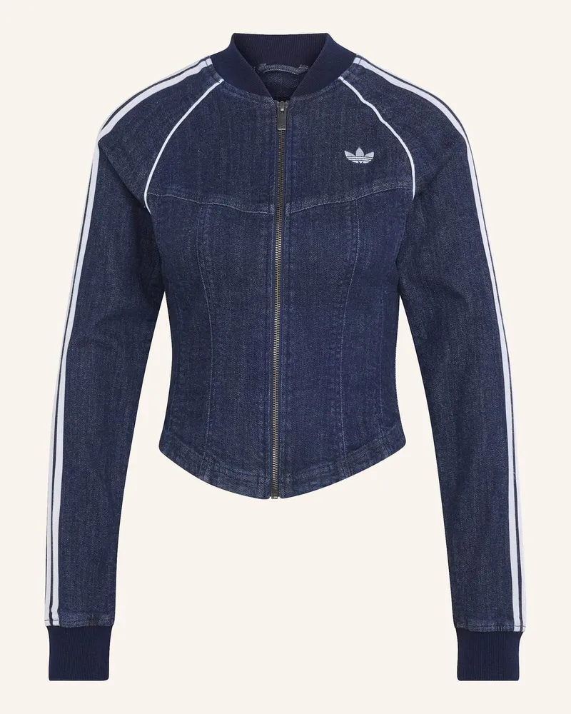 adidas Superstar Originals Jacke, Denim, Korsett-Stil blau Blau