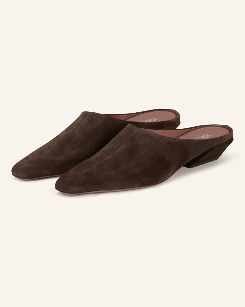 Paris Texas Mules BELLE Dunkelbraun