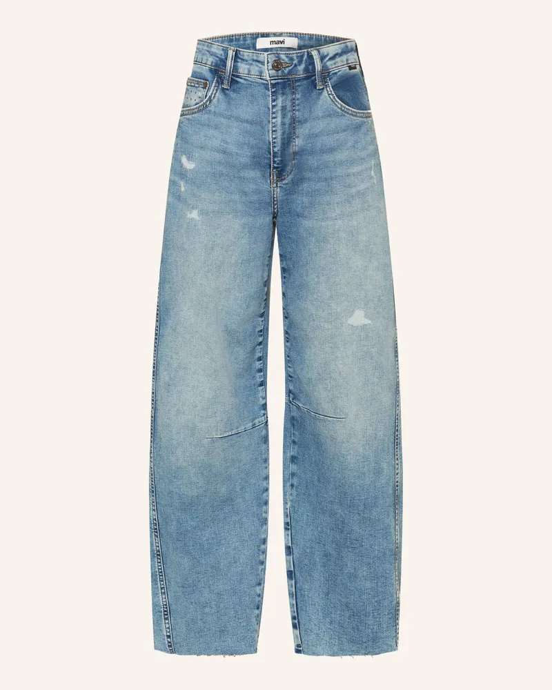 Mavi Jeans Boyfriend Jeans Leila Mit Nieten blau 91138