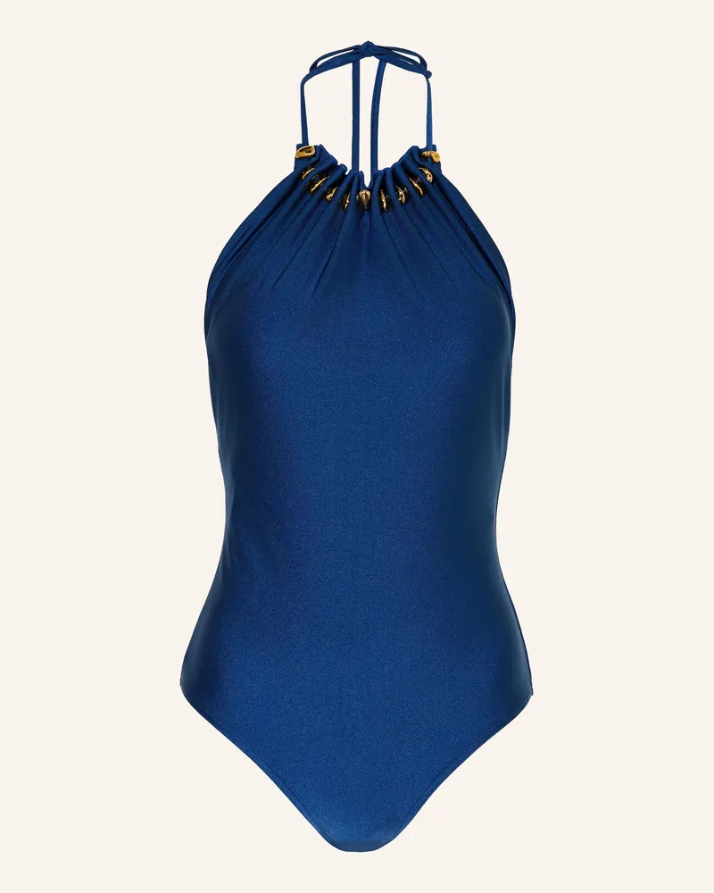 Zimmermann Neckholder-Badeanzug Aster blau Blau
