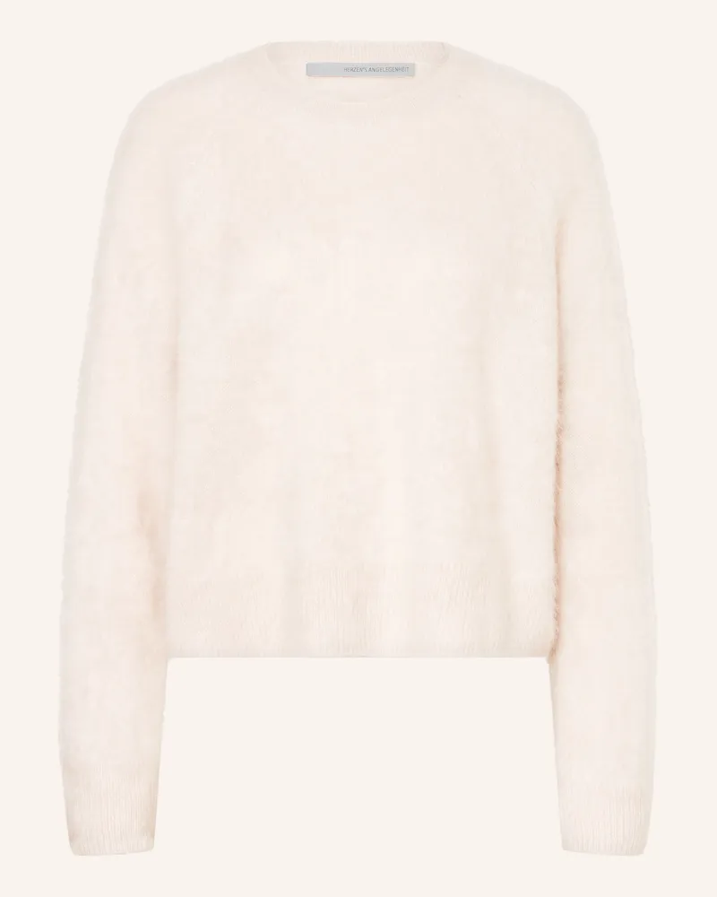 Herzen's Angelegenheit Cashmere-Pullover Creme